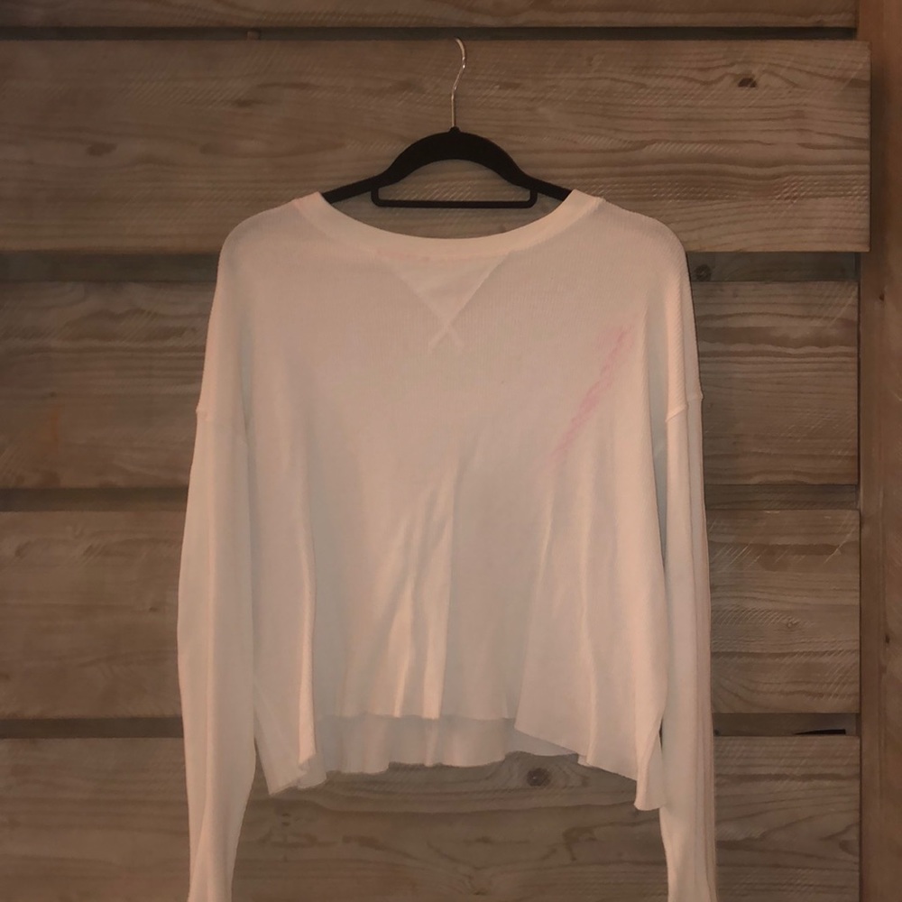 Brandy Melville white long sleeve